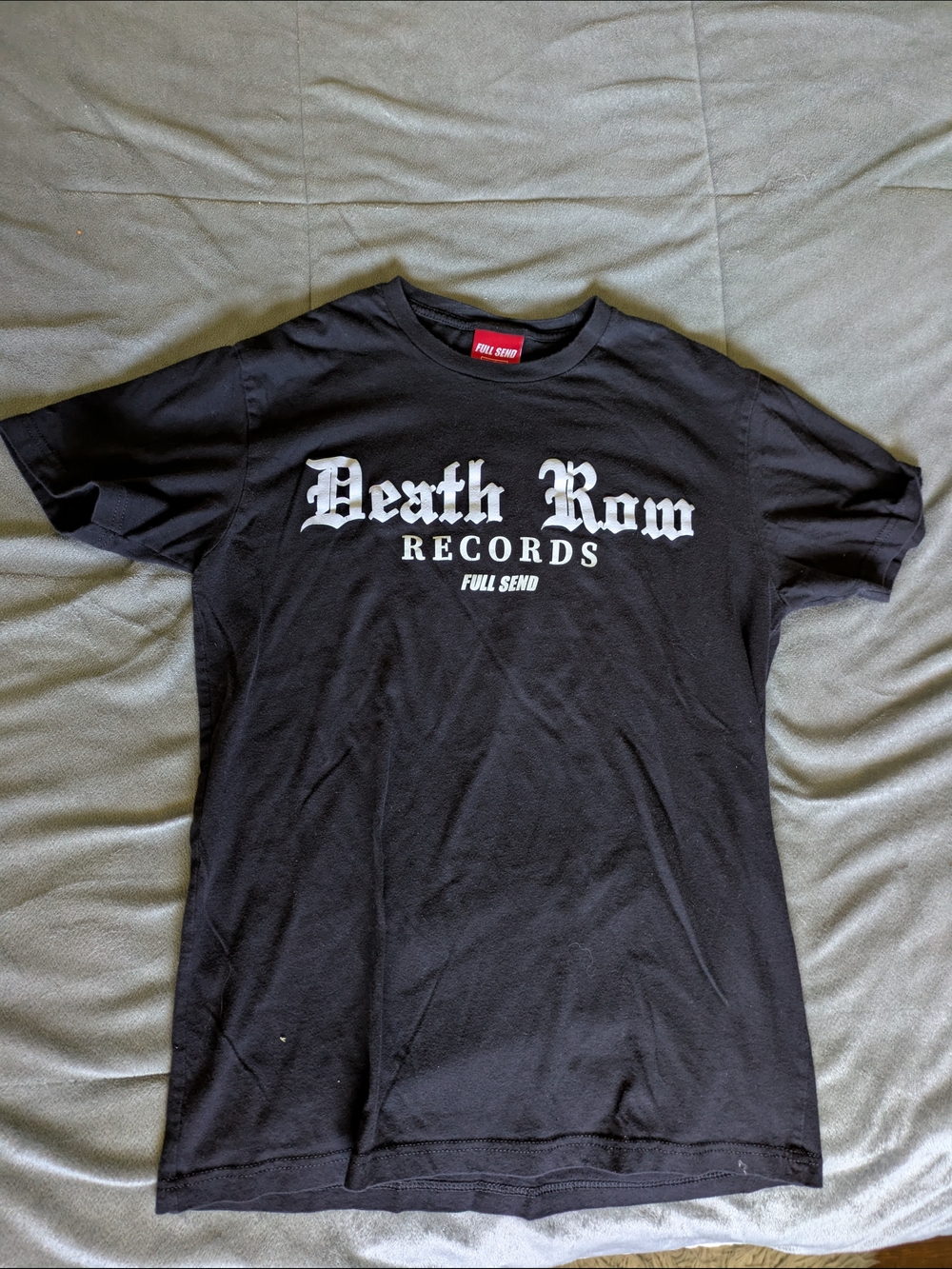 Death Row Records Full Send Graphic Tee - Black